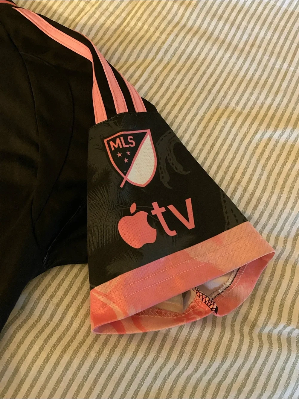 adidas Messi #10 Soccer Jersey in Black and Pink